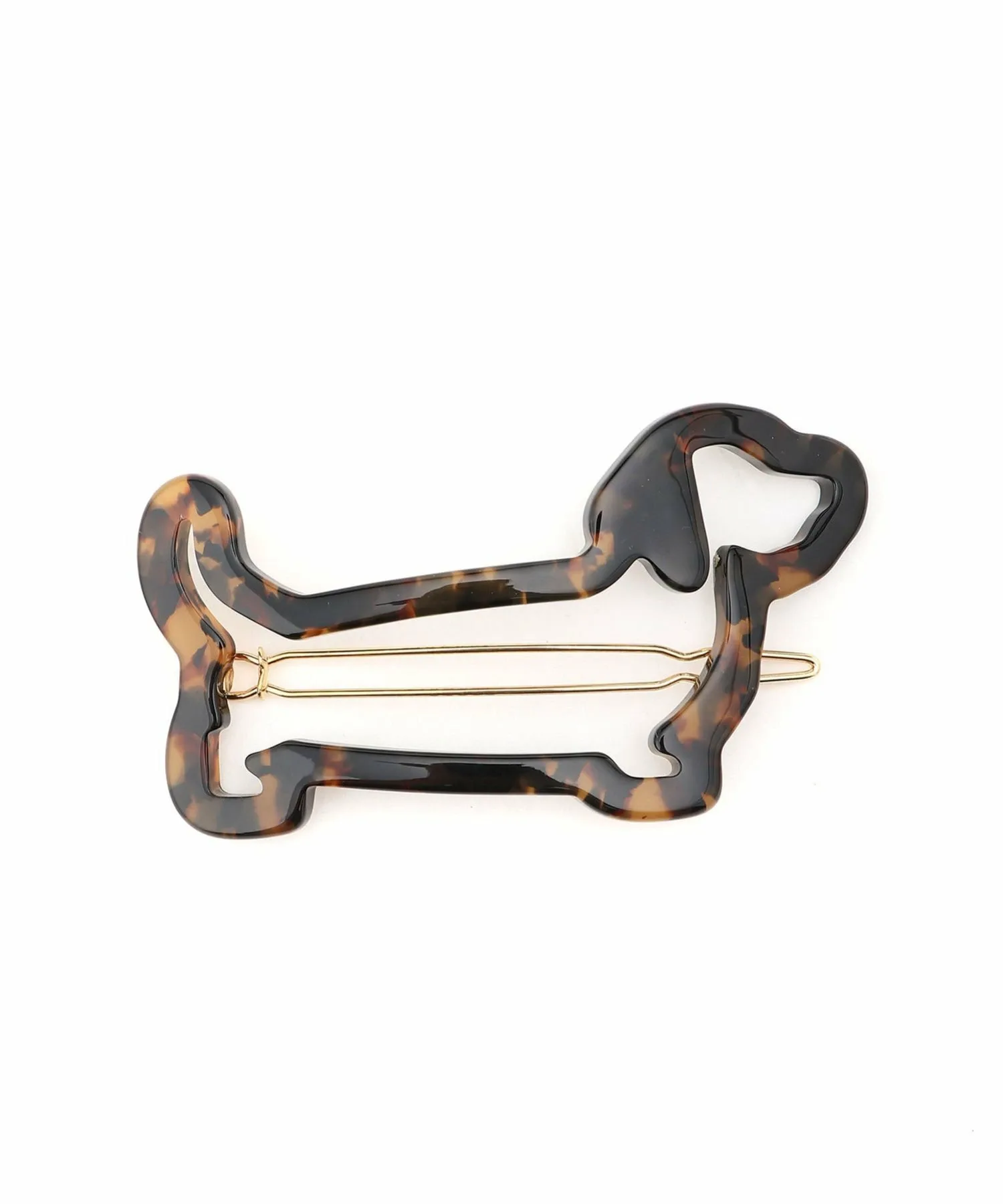 Зажимы TIGE BOULE HECTOR из ацетата Thom Browne, Brown