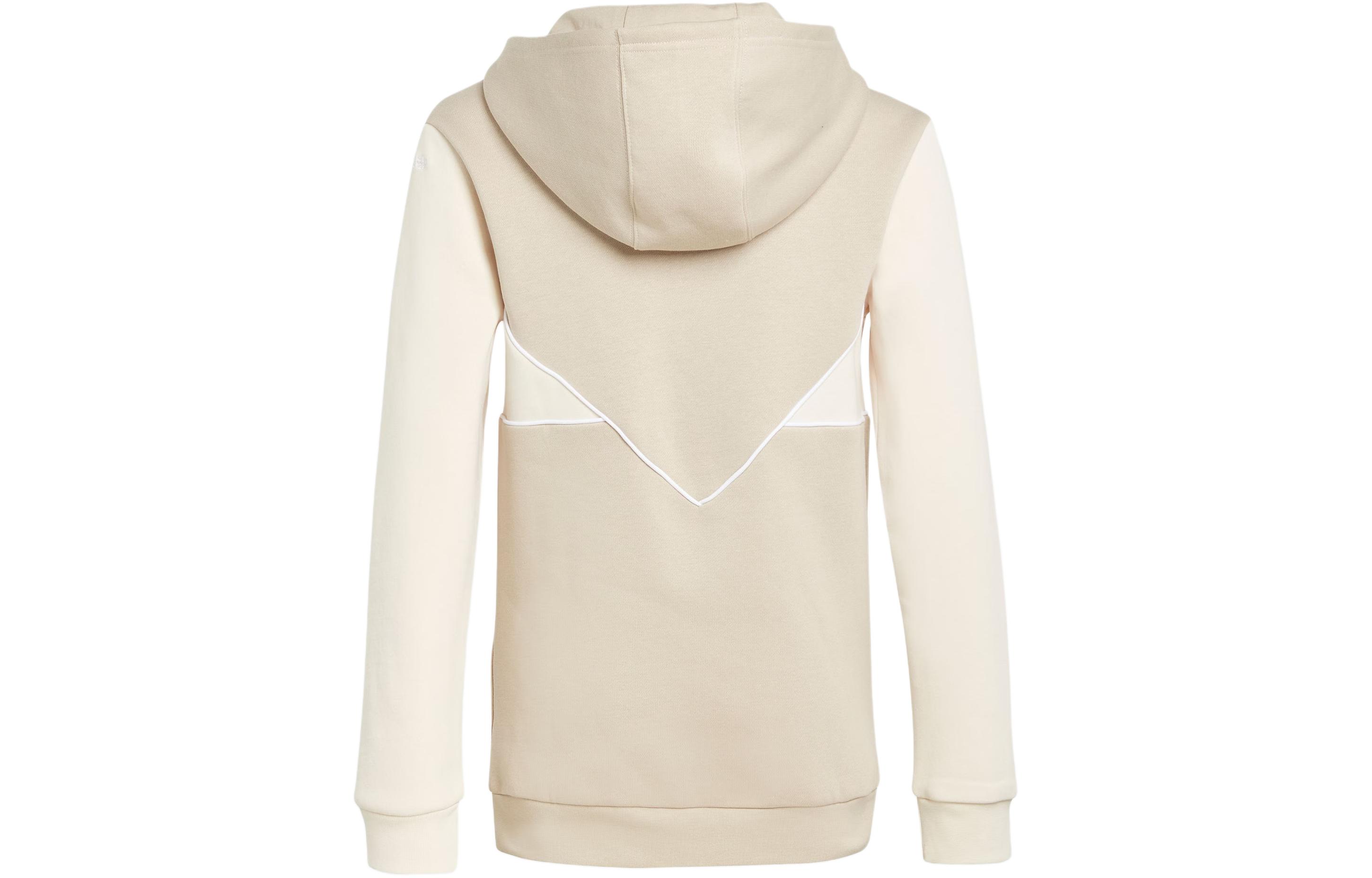 Adicolor худи с молнией наполовину Детское Светлое умбра Adidas Originals — фото 3
