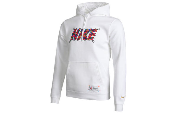 Толстовка Nike As Sportswear CNY Chinese New Year Po 'White', белый — фото 3