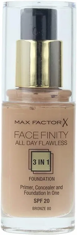 Тональное средство Max Factor Facefinity 3-в-1 SPF20 №80 Bronze
