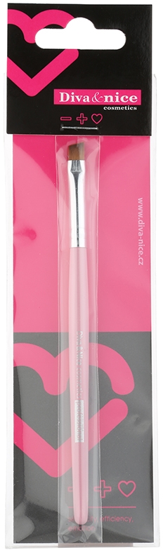 Кисть для нанесения теней для век со скошенным краем Diva & Nice Cosmetics, max 491/4 — фото 2