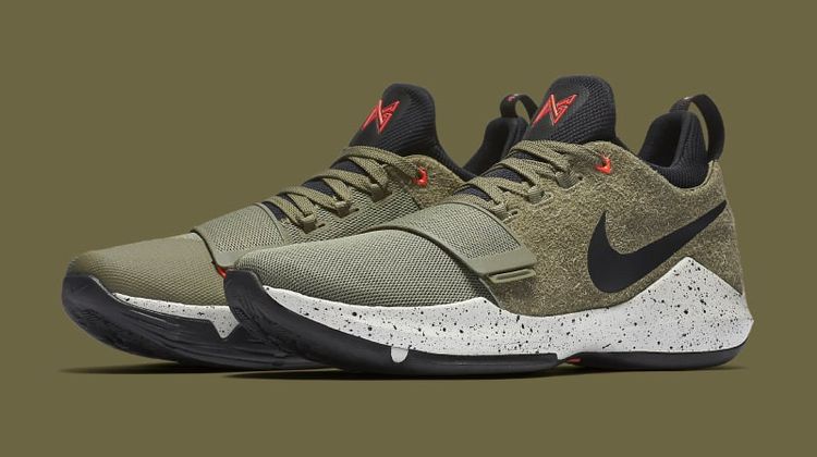 

Кроссовки Nike PG 1 Elements, зеленый