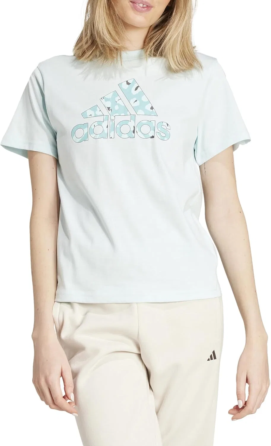 Футболка для активного отдыха adidas, Halo Mint — фото 3