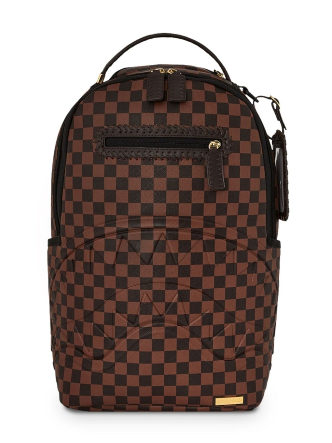 

Sprayground kid рюкзак Core Emboss Check, коричневый