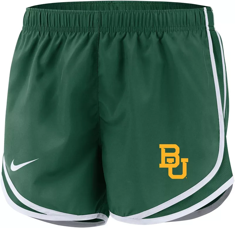 

Женские зеленые шорты Nike Baylor Bears Dri-FIT Tempo