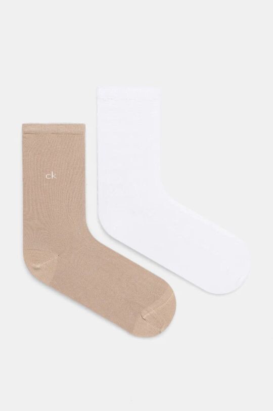 

2 пары носков Calvin Klein, бежевый