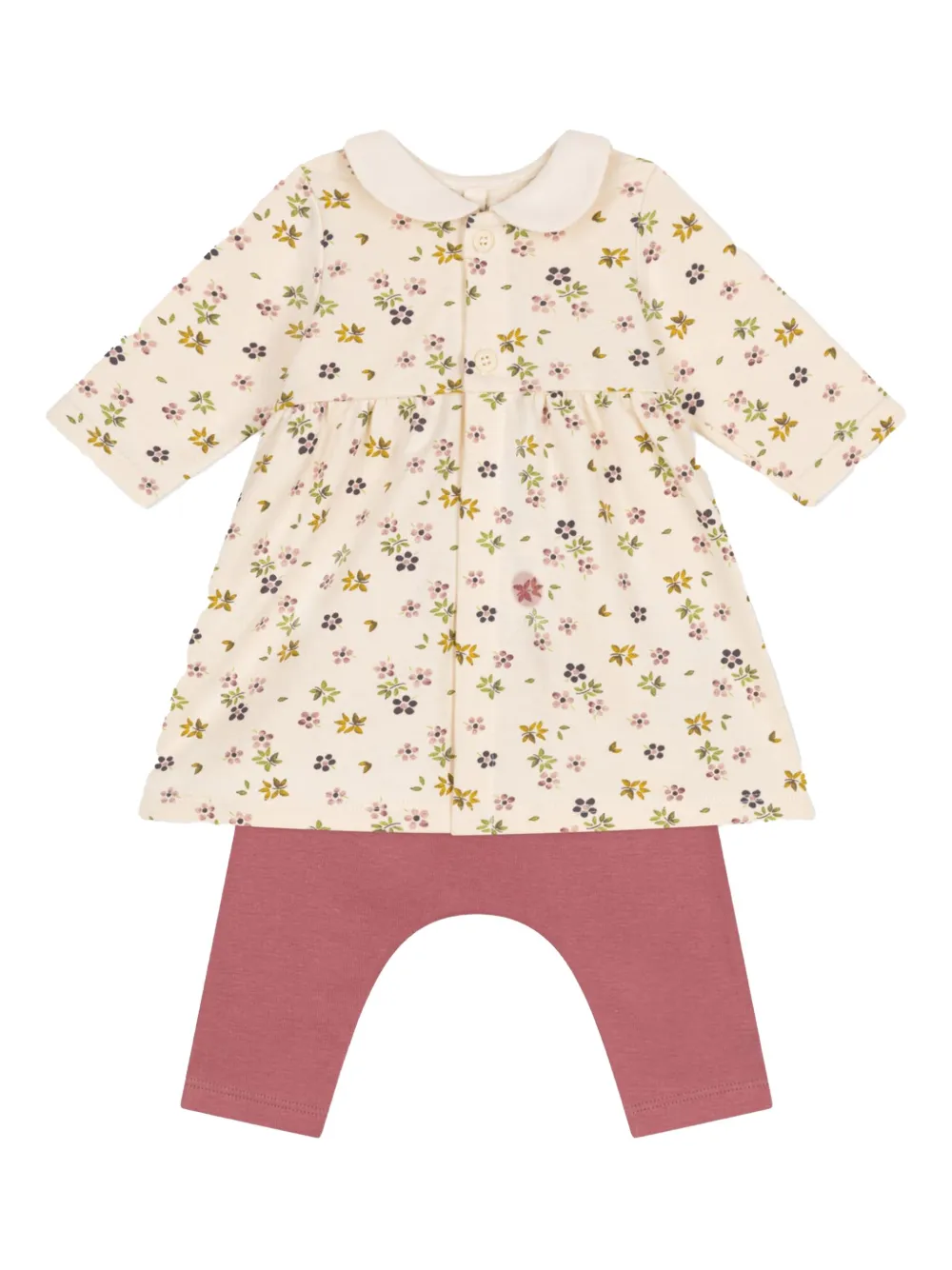 

Платье с цветочным принтом Petit Bateau, нейтральный