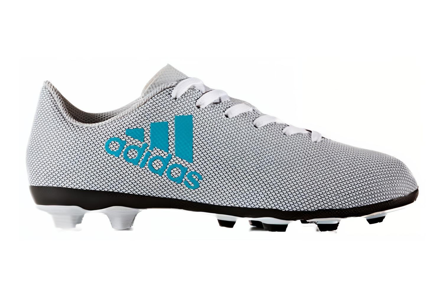 Детские футбольные бутсы Kids Low-top Серые/Синие/Белые Adidas — фото 2