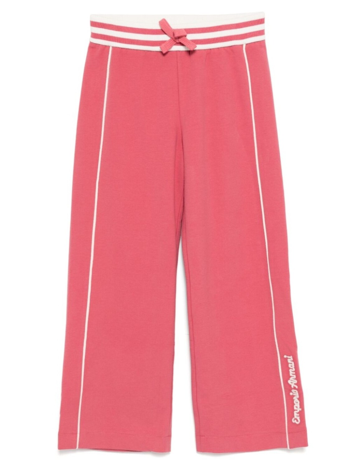 

Спортивные брюки с вышитым логотипом Emporio Armani Kids, розовый