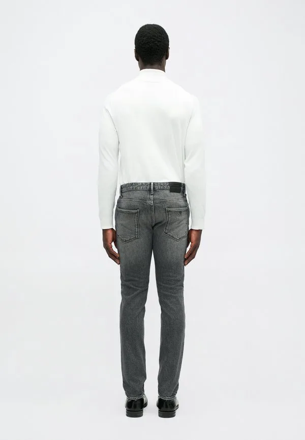 Брюки с карманами, узкие джинсы Emporio Armani, Medium Grey Denim — фото 4