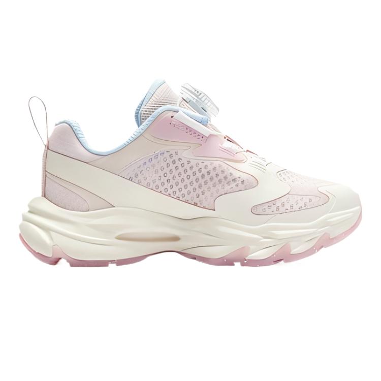 Детские кроссовки Hummingbird Low Top для детей от 3 до 7 лет FILA KIDS, розовый/белый — фото 2