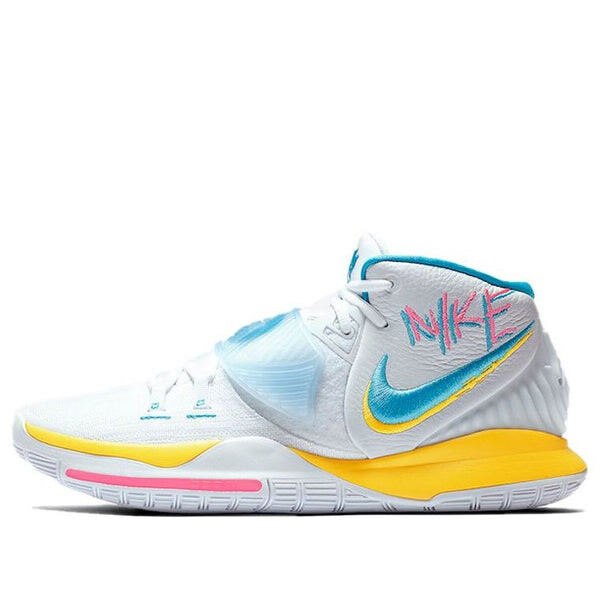 

Кроссовки Nike Kyrie 6 EP 'Neon Graffiti', белый, Белый;серый, Кроссовки Nike Kyrie 6 EP 'Neon Graffiti', белый