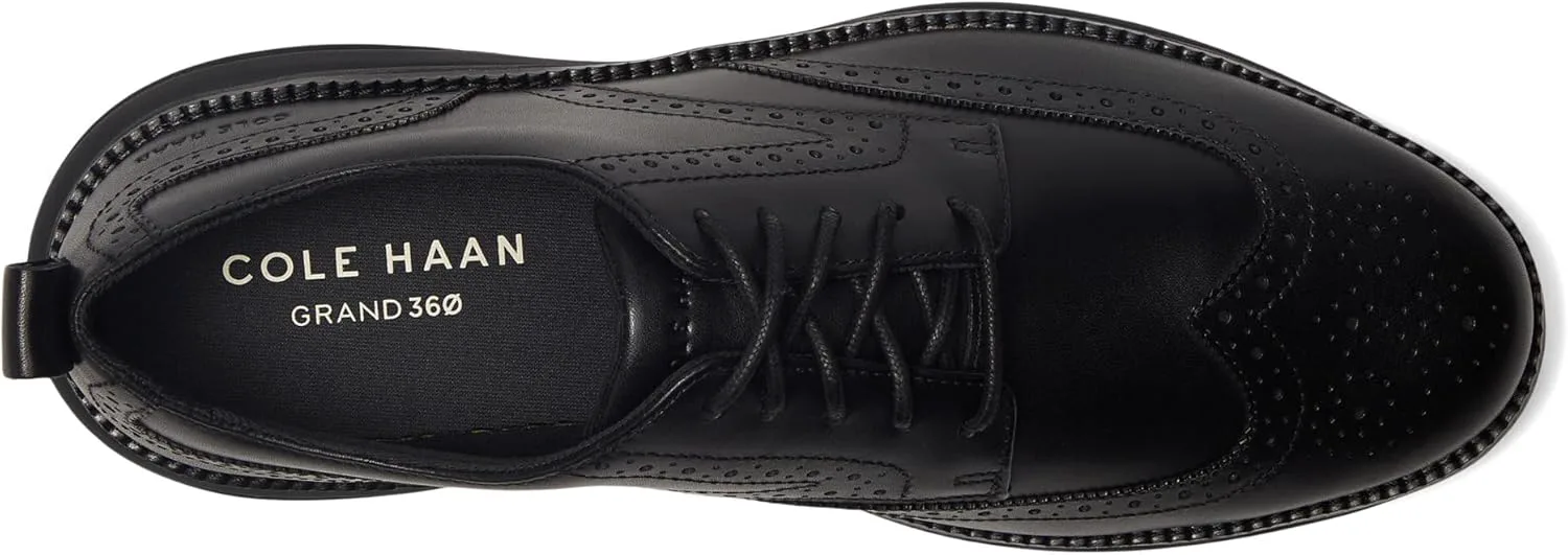 Мужские туфли Cole Haan Grand Hurrion Wingtip, черный — фото 3