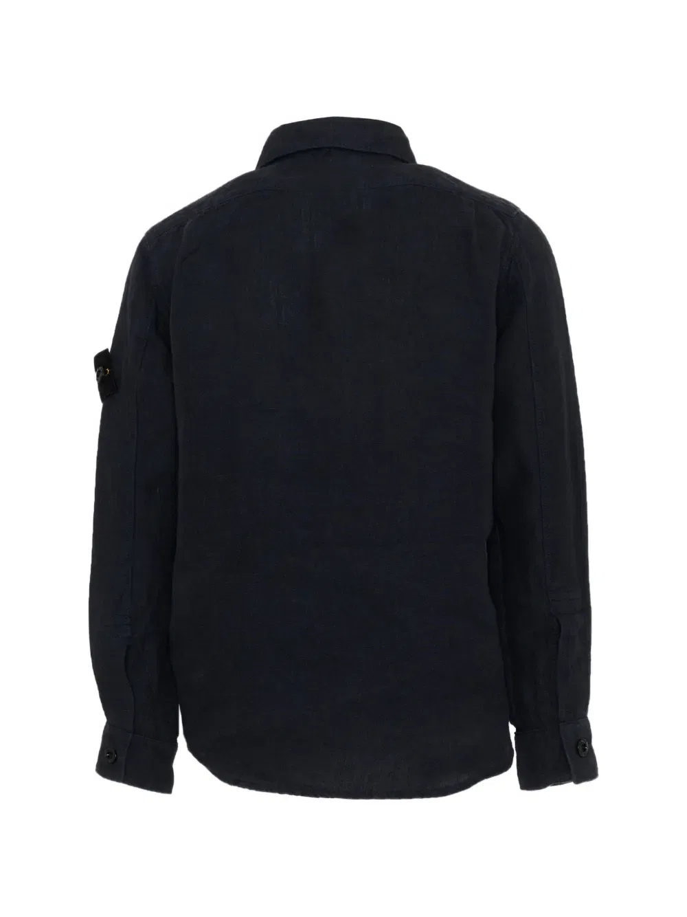 Рубашка с длинными рукавами и карманом Stone Island Junior, синий — фото 2