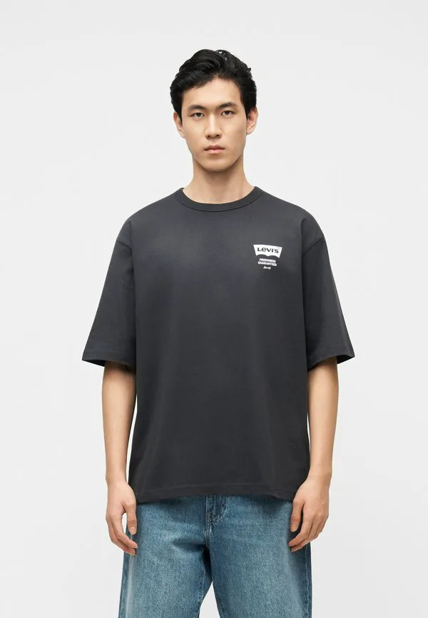 Свободная футболка с принтом Levi'S, Dark Phantom/White — фото 3