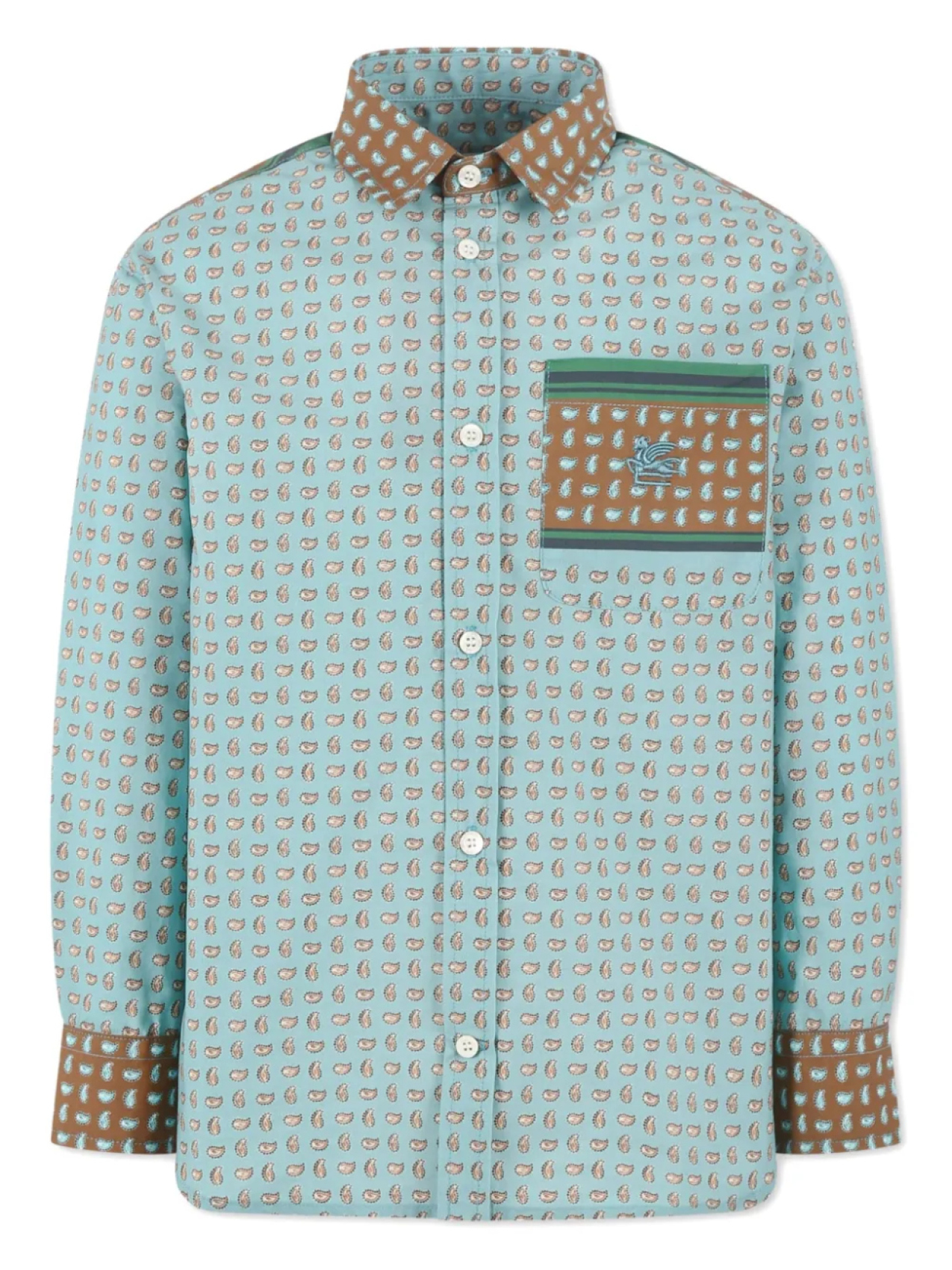 

Рубашка из хлопка ETRO KIDS, синий