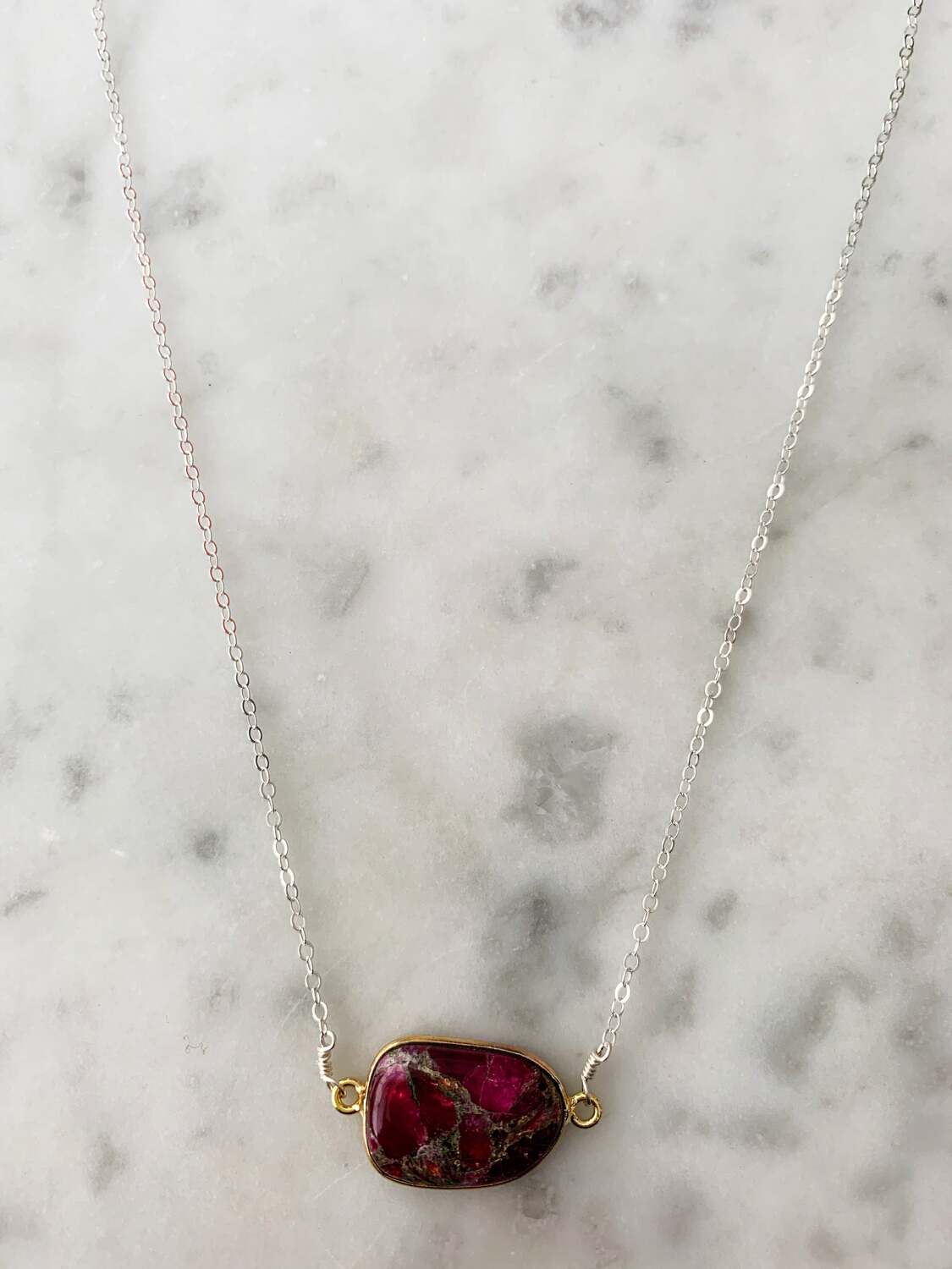 

Ожерелье Mrs. Parker Demi Fine в цвете Red Mojave Copper Turquoise A Blonde And Her Bag, Red/Sterling Silver