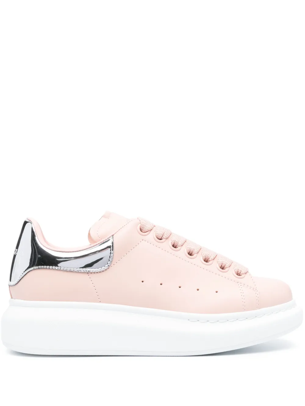 Кеды на платформе Alexander McQueen, розовый