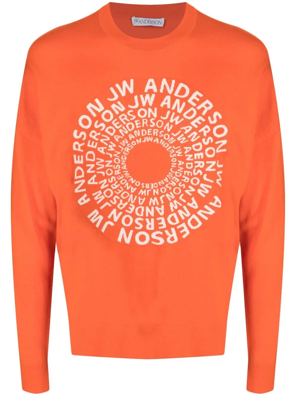 

Джемпер с логотипом Swirl JW ANDERSON, оранжевый