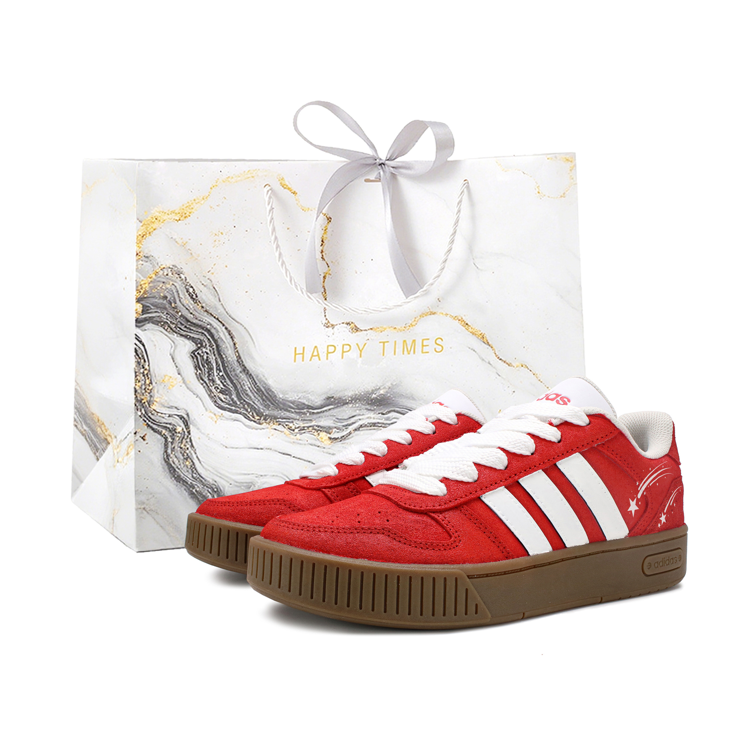 

Adidas Neo Низкие скейтбордистские кроссовки D PAD, унисекс, красно-белый