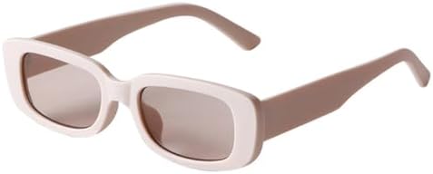 

Модные маленькие прямоугольные солнцезащитные очки для женщин в стиле ретро, ​​конфетные оттенки, защита от УФ-излучения UV400, для мужчин — квадратные, желто-фиолетовые MTZJH