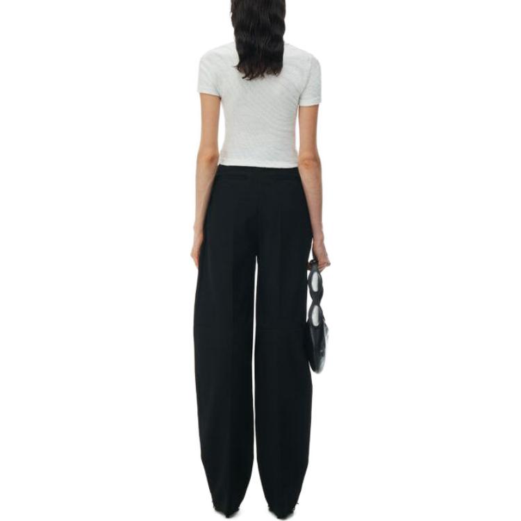 Джемпер с логотипом в технике жаккард Alexander Wang, белый — фото 4
