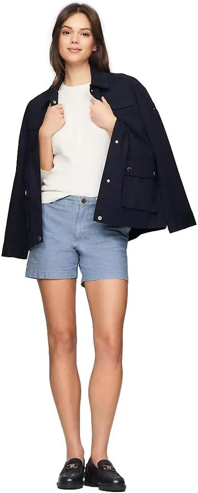 Коллекция женских свитеров Tommy Hilfiger Cable Kint с круглым вырезом и логотипом-флагом 2025 года, Milky Way — фото 2