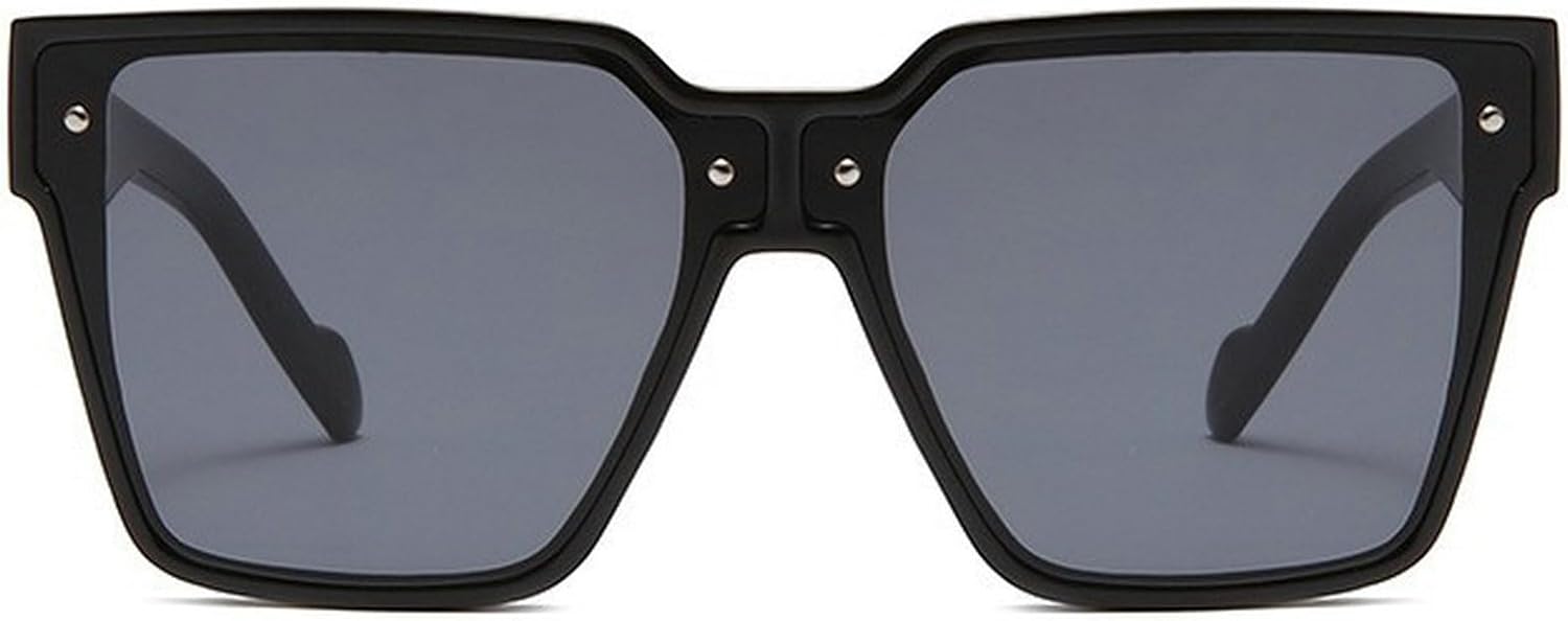 

Винтажные большие квадратные солнцезащитные очки для женщин, модные солнцезащитные очки с градиентным переходом цвета, очки для активного отдыха, ретро-очки в стиле 90-х mincl, Black