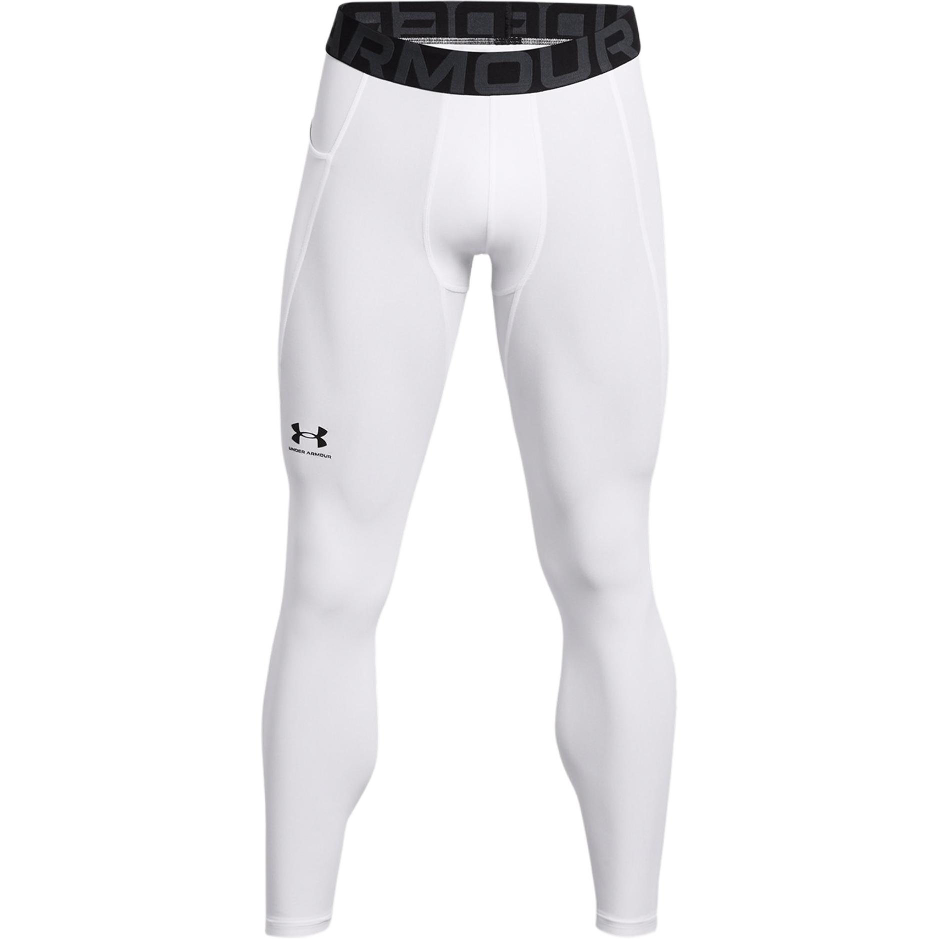 

Термобелье Леггинсы Мужские Белые Under Armour