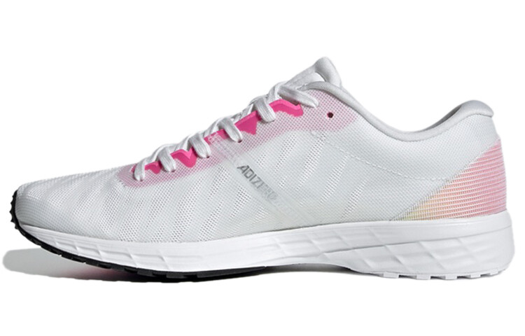 

Кроссовки Adizero RC 3 женские с низким верхом, белые/розовые/серые Adidas