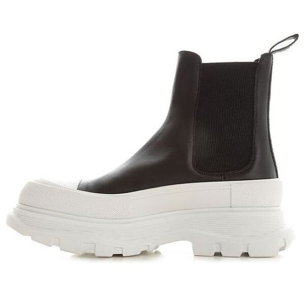 

Кроссовки tread slick chelsea boot 'black white' Alexander Mcqueen, черный