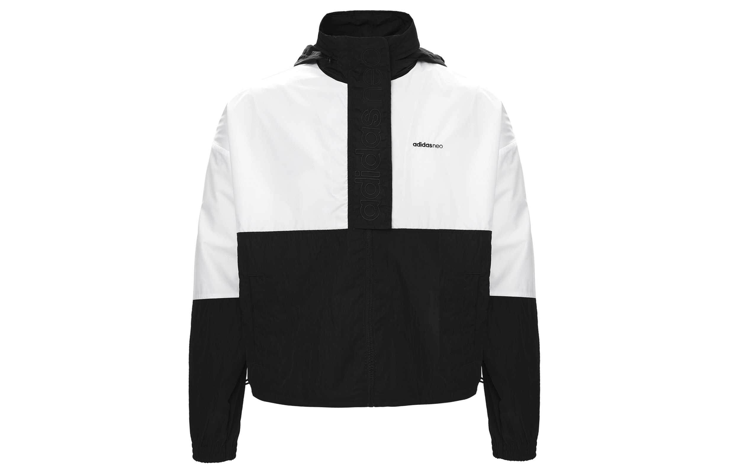

Куртка женская черно-белая Adidas Neo