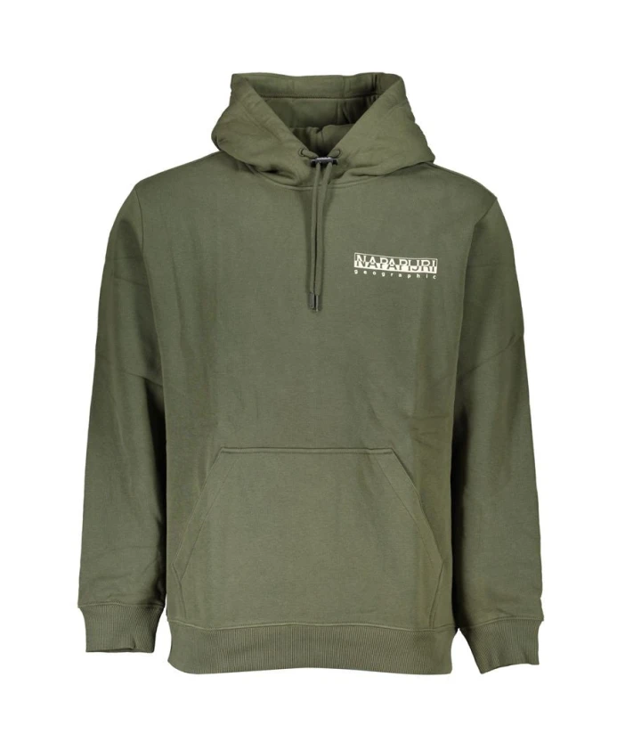 

Зеленая толстовка с капюшоном для мужчин Napapijri, зеленый