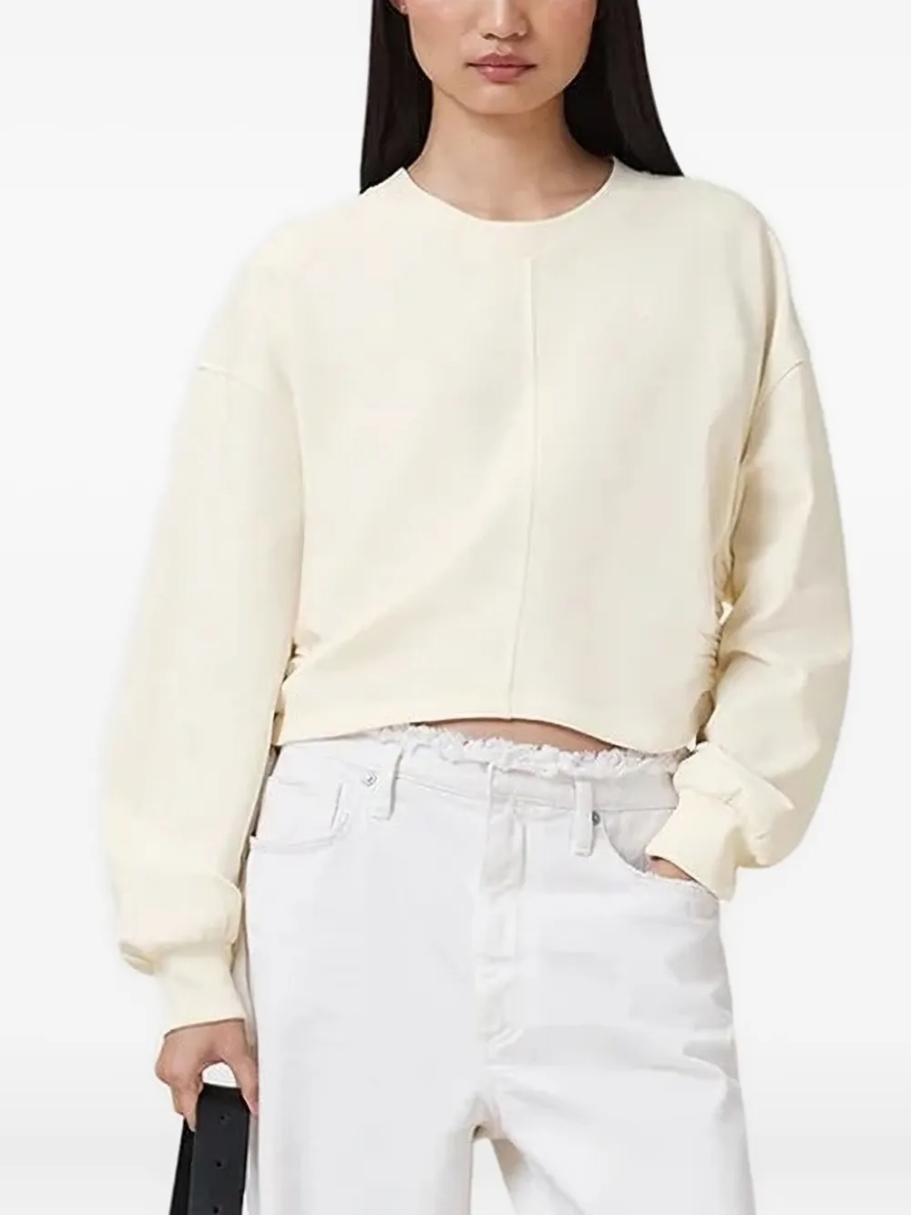 

Толстовка с завязками на кулиске AllSaints, нейтральный