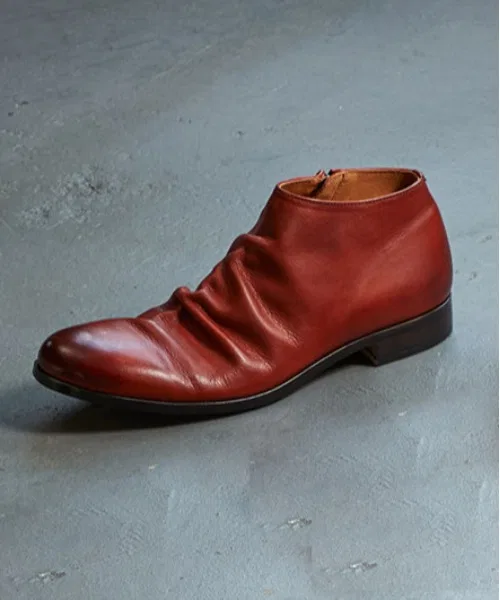 Ботинки PADRONE STUDIOUS别注 Drape Boots стеархайд верблюжий