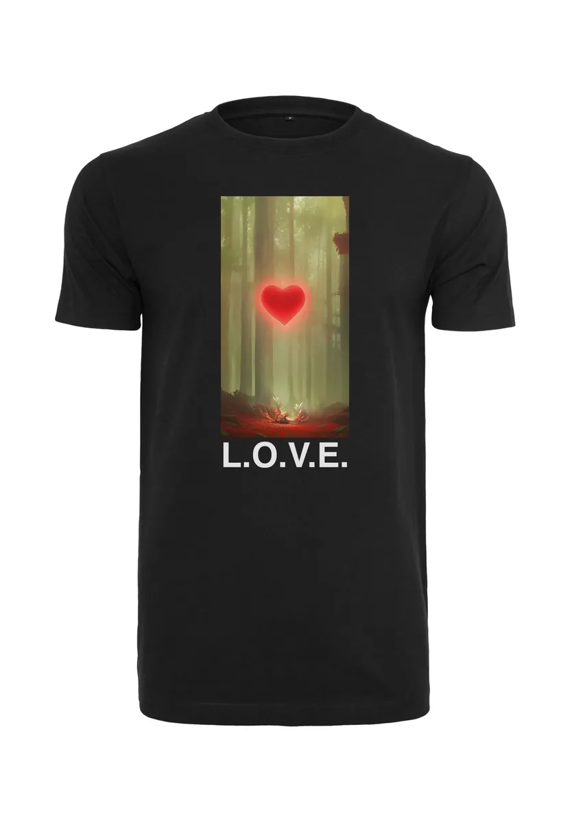 

Футболка Mister Tee "Мужская футболка Mister Wood Love Tee" Mistertee, черный