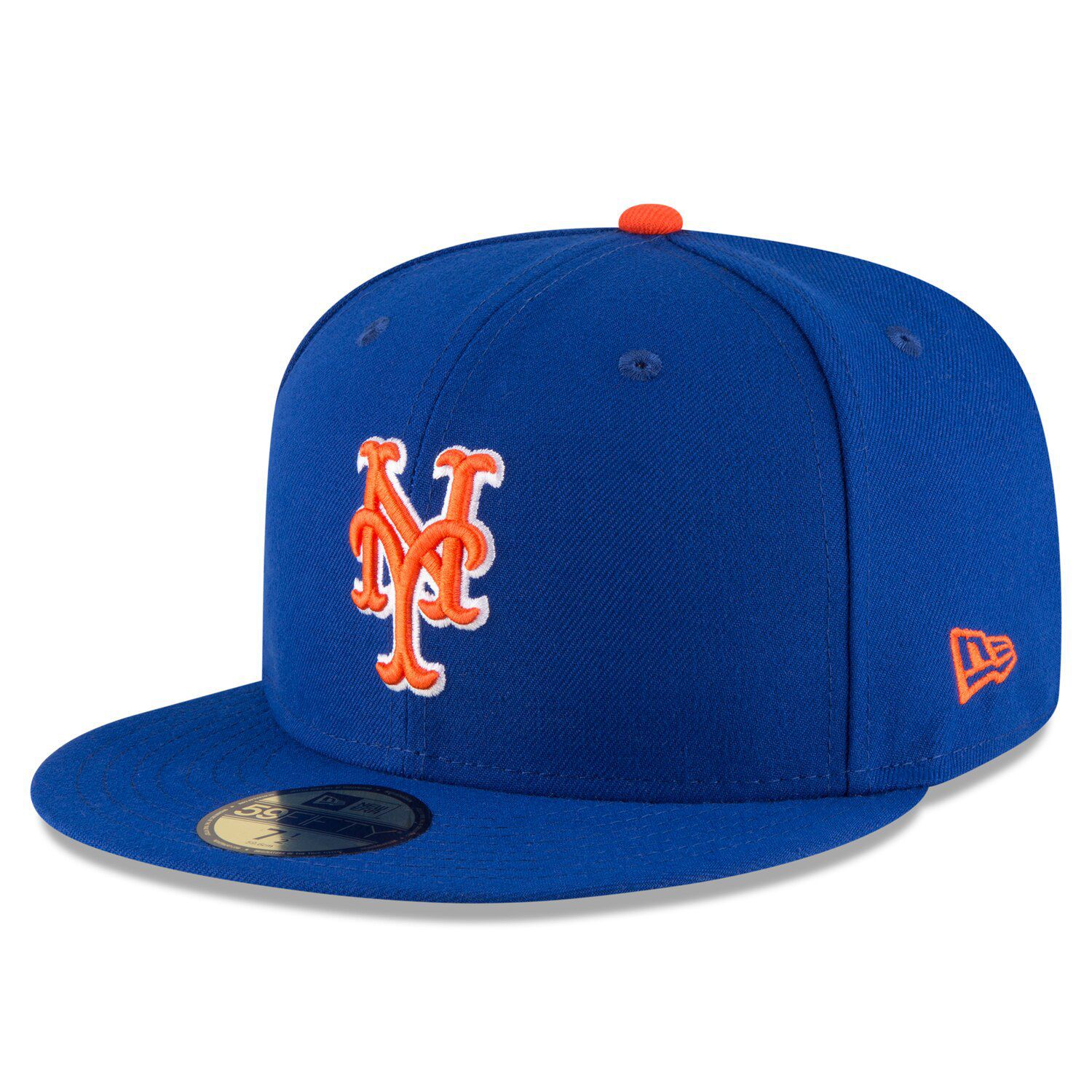 

Мужская облегающая шляпа New Era Royal/оранжевая New York Mets Authentic Collection On Field 59FIFTY