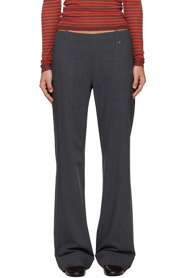 

Paloma Wool Серые брюки ломба