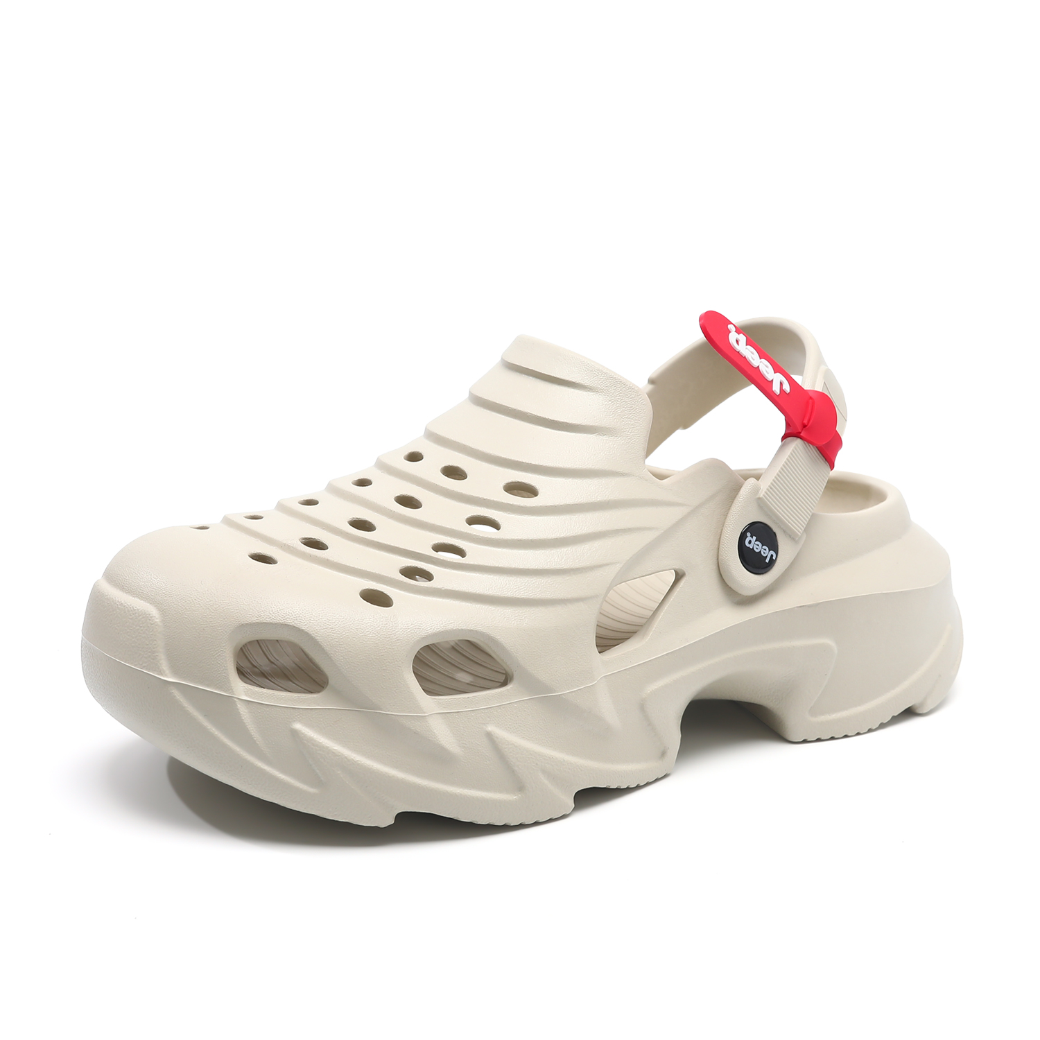 

Jeep Сланцы Platform EVA с закрытым носком мужские Khaki