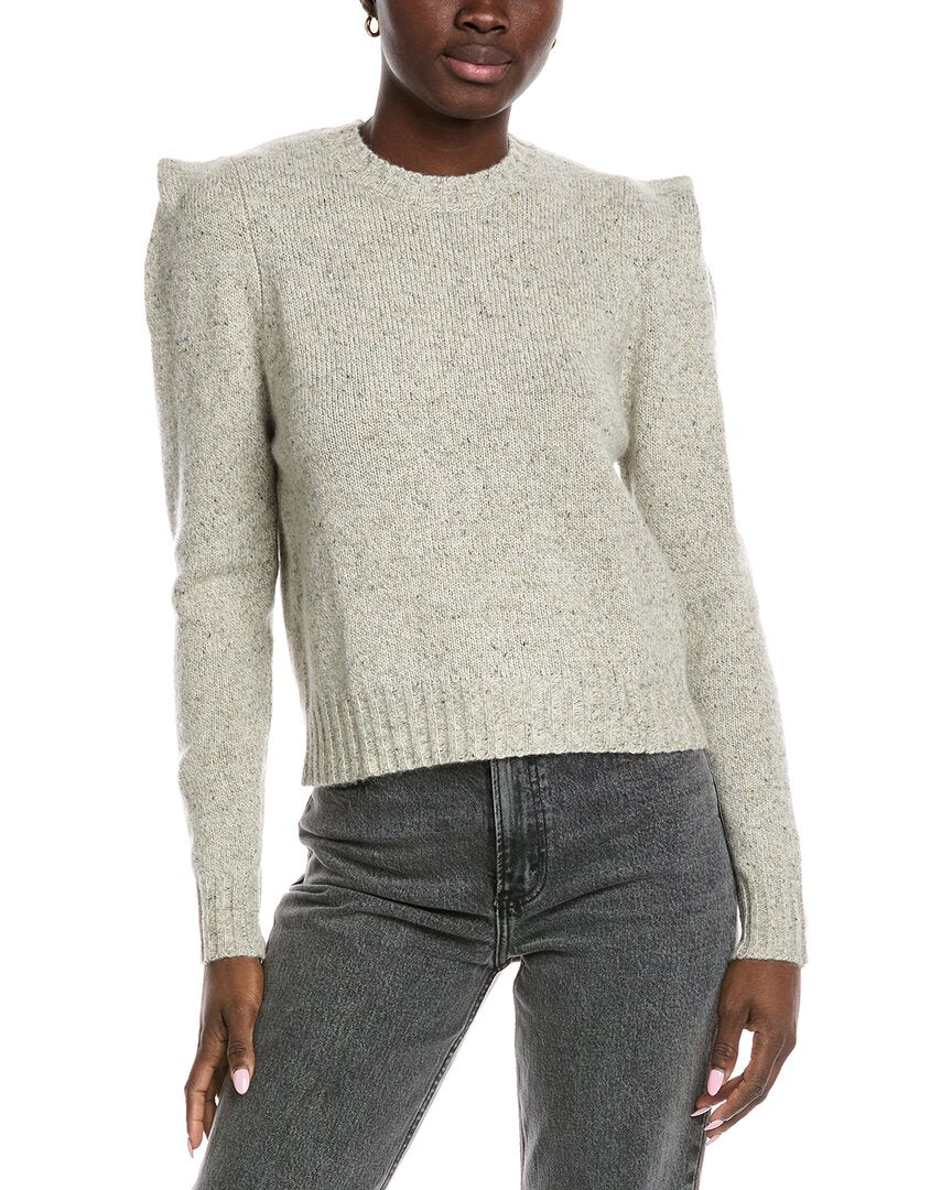 

Осенний кашемировый свитер плиссе Autumn Cashmere, серый