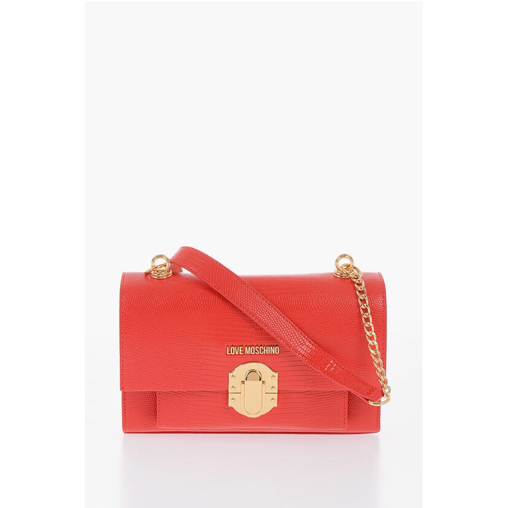 

Красная полиэтиленовая сумка через плечо Moschino, Red