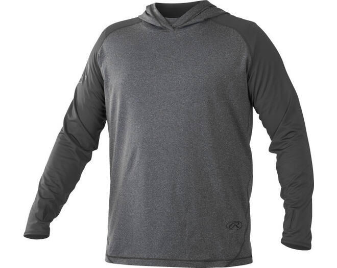 

Легкая толстовка Rawlings HLWH S серого цвета