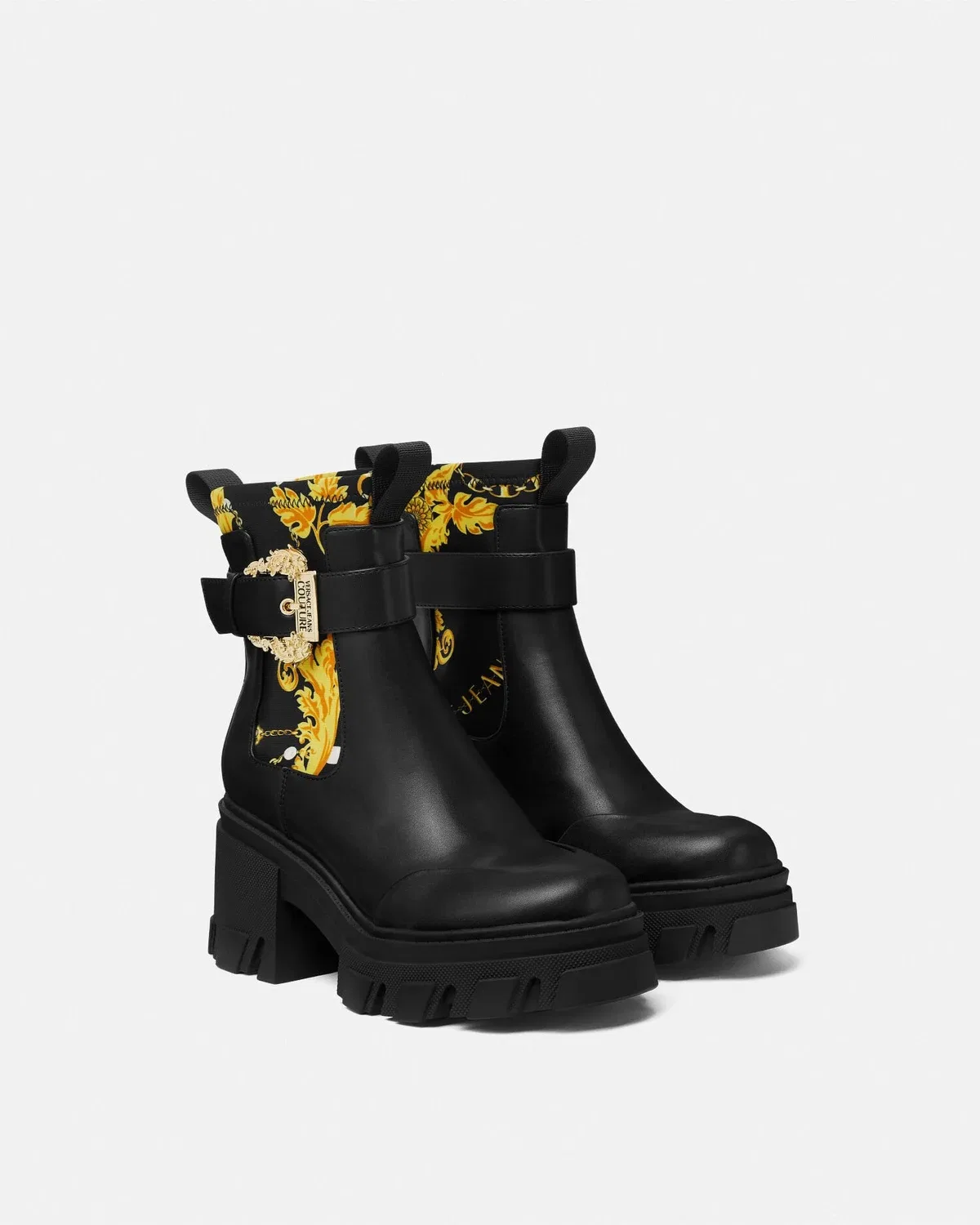 Сапоги Sophie Chain Couture VERSACE, черный — фото 2