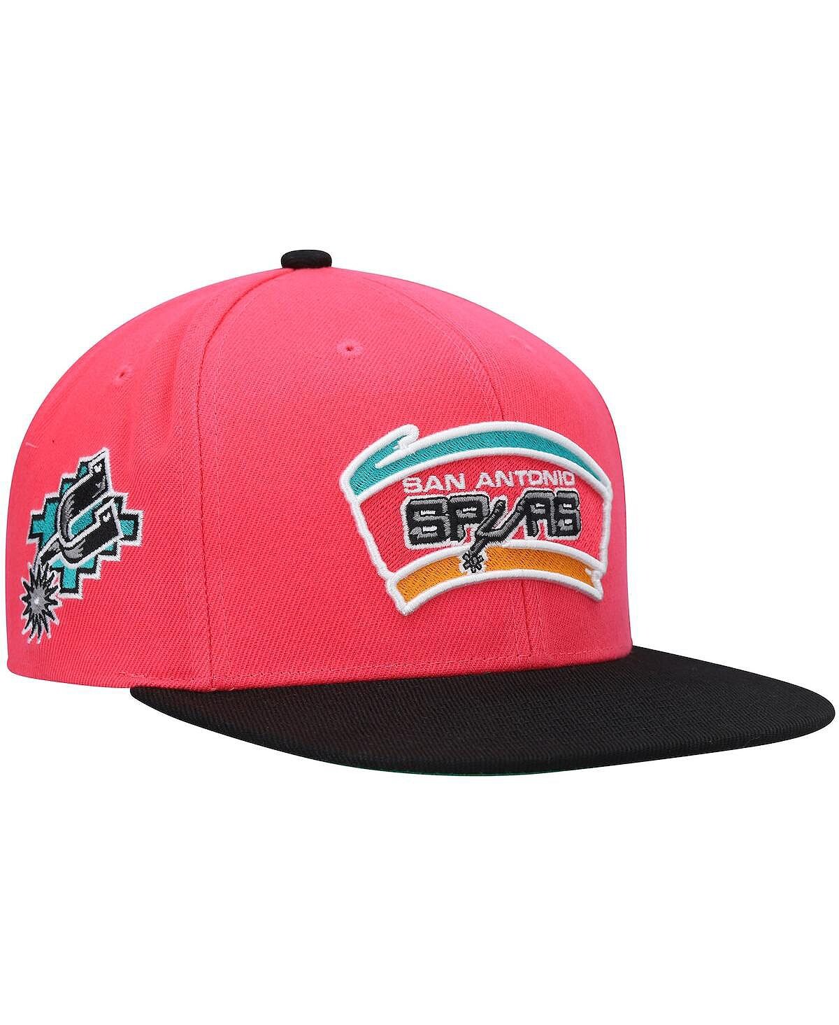 

Мужская розовая кепка Snapback San Antonio Spurs Hardwood Classics Mitchell & Ness