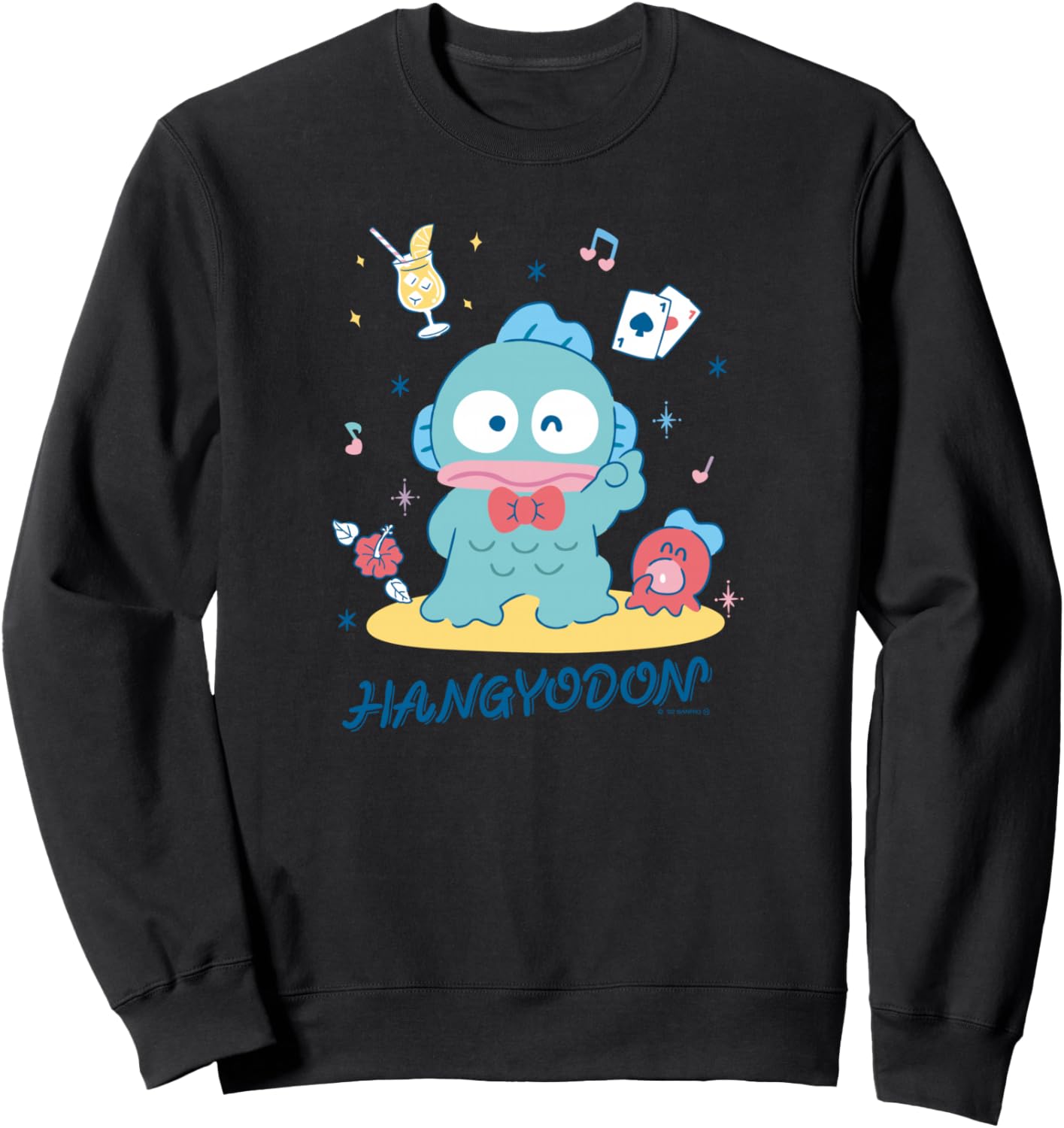 

Толстовка Hapidanbui Hangyodong Pose (рекомендуется ко Дню святого Валентина) Sanrio (Watanabe), черный