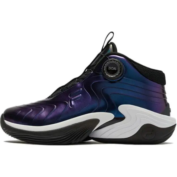 

FILA KIDS Детские баскетбольные кроссовки mid top с технологией BOA, противоскользящие, амортизирующие, синий черный