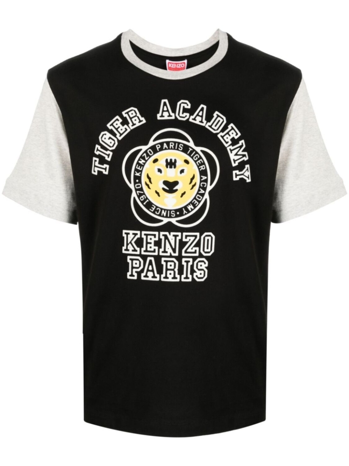 

Kenzo футболка в стиле колор-блок с логотипом, черный