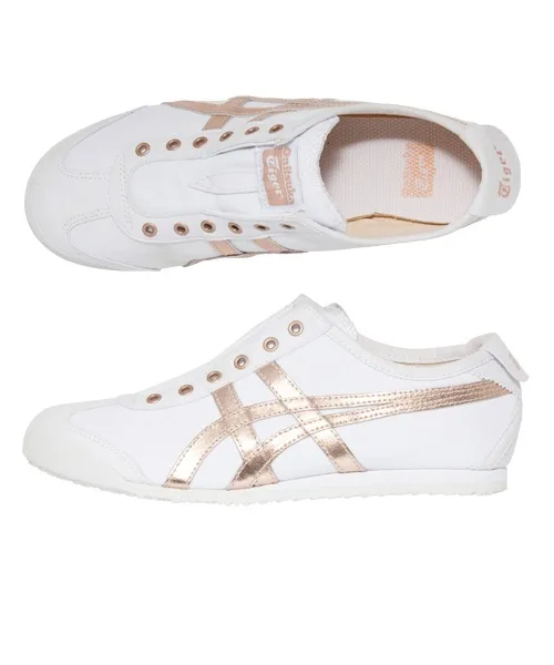 Унисекс слипоны Onitsuka Tiger MEXICO 66 SLIP-ON белые — фото 3