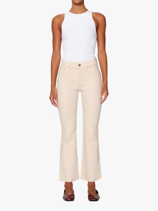 

Укороченные джинсы Bridget с клешем DL1961, Flax