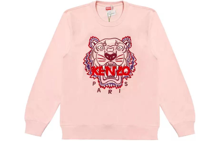 

Свитшот женский Kenzo с принтом, светло-розовый